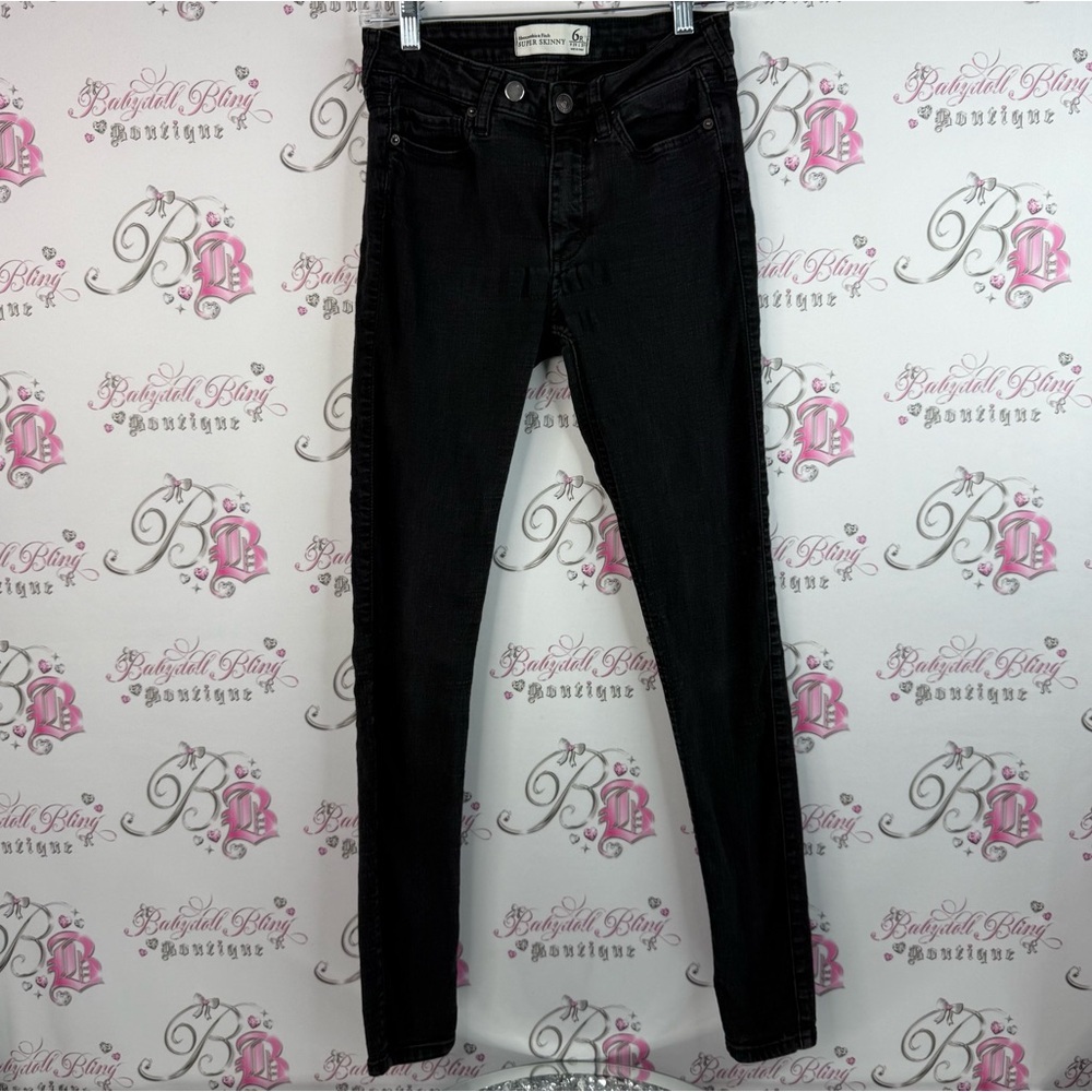 Abercrombie & Fitch jeans pants super skinny Black Skinny Jeans - Women's